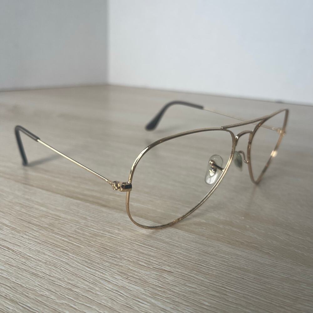 Ray-Ban RB3025 Gold Aviator Large Metal Sunglasses 001/51 FRAMES ONLY 58-14-135